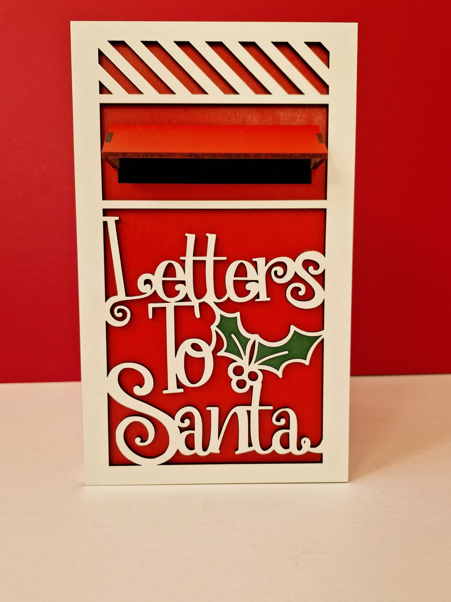 Christmas Post Box - Pre Painted