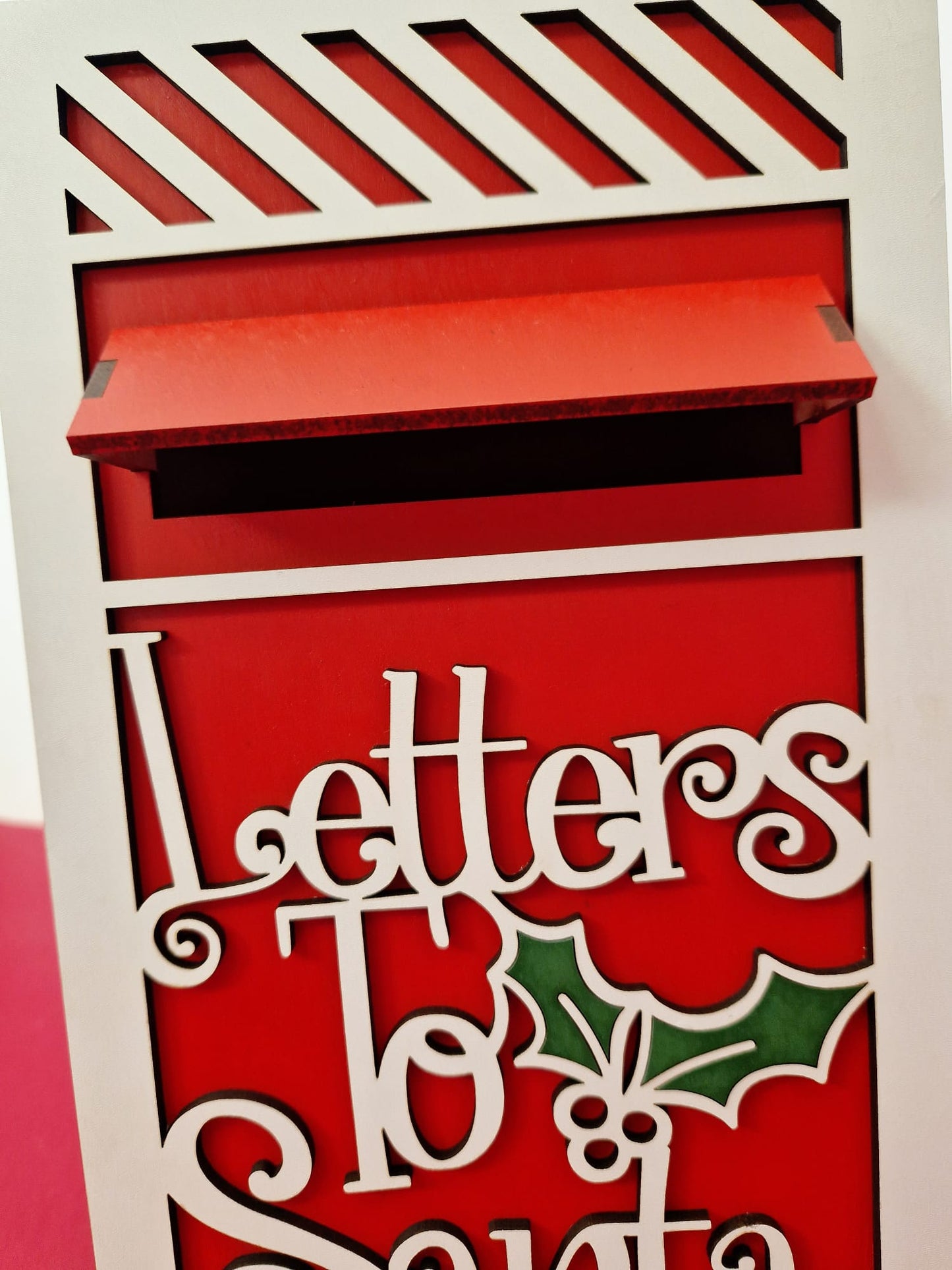 Christmas Post Box - Pre Painted