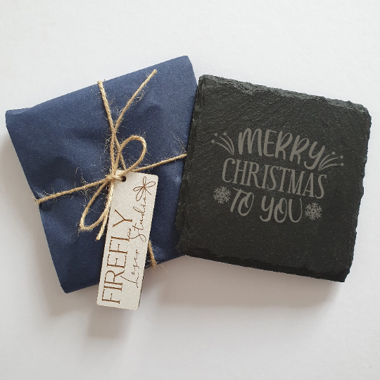 Christmas Slate Coasters