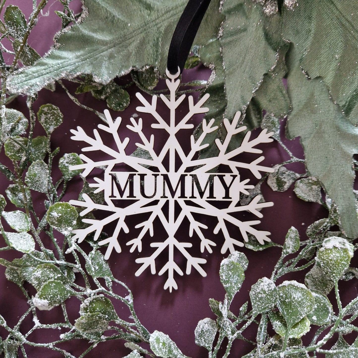 Personalised Christmas Snowflake Decoration