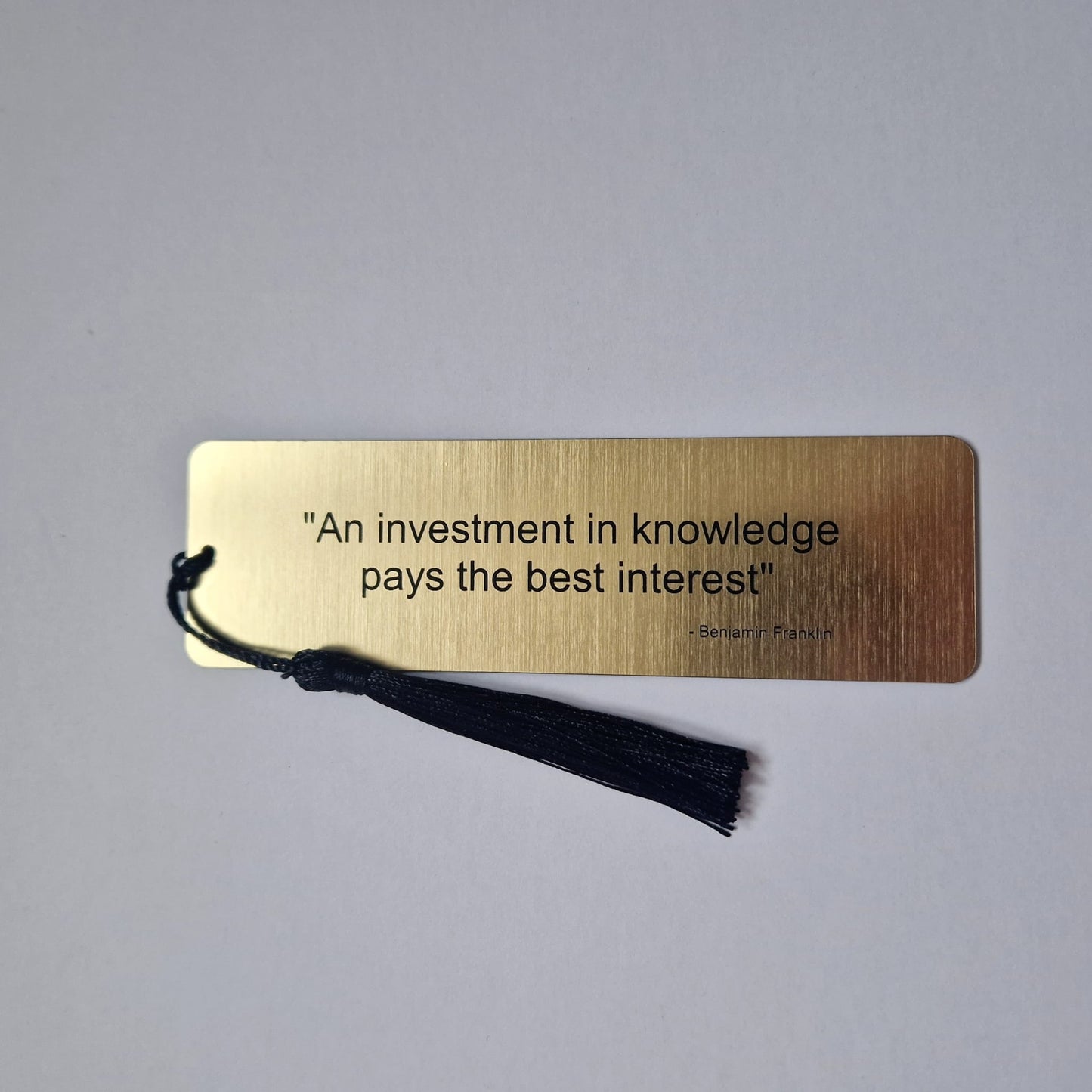 Personalised Engraved Bookmark