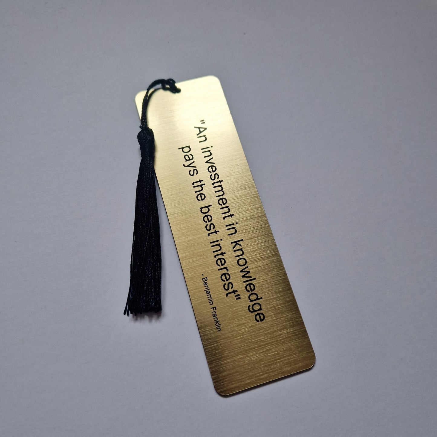 Personalised Engraved Bookmark