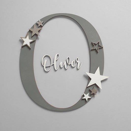 Letter Star Wall Art